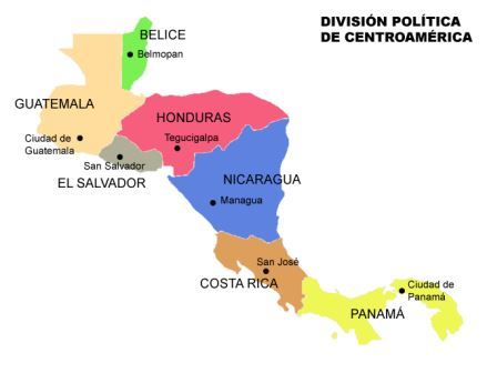 Central America Map